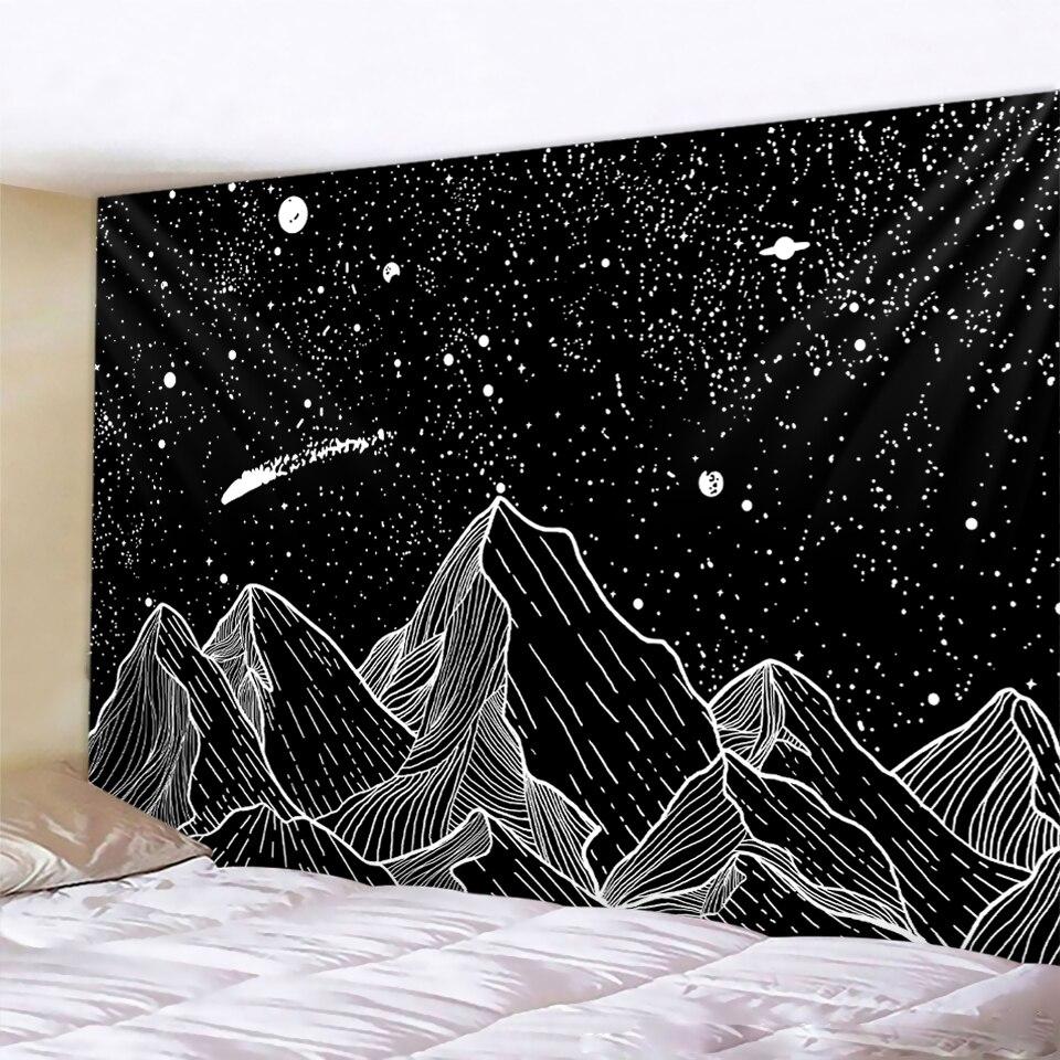 Tapestry Bohemian Decoration Wall Hanging Bedroom Psychedelic Scene Starlight Art Home Decoration