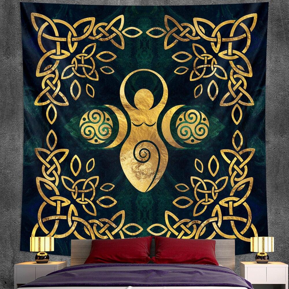 Tapestry Bohemian Decoration Wall Hanging Bedroom Psychedelic Scene Starlight Art Home Decoration