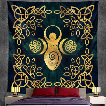 Tapestry Bohemian Decoration Wall Hanging Bedroom Psychedelic Scene Starlight Art Home Decoration