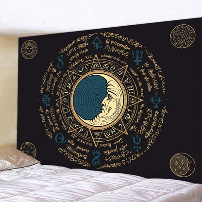 Tapestry Bohemian Decoration Wall Hanging Bedroom Psychedelic Scene Starlight Art Home Decoration