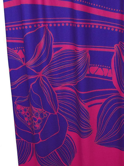 Beautiful Floral-Print Bohemia Beach Long Skirt Bottoms