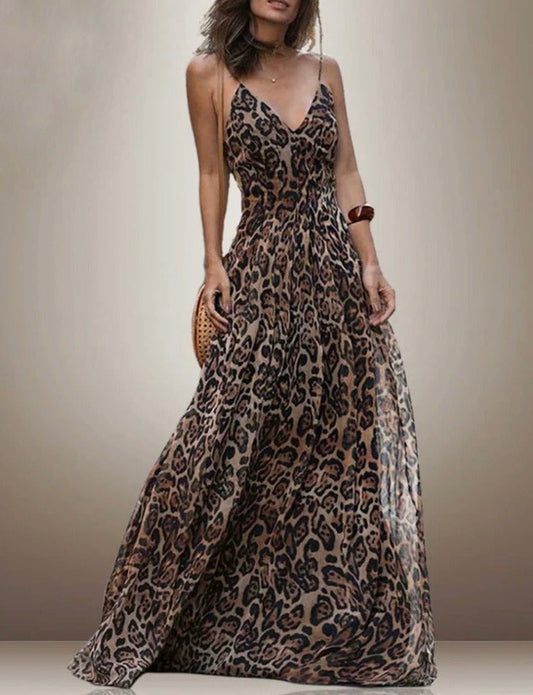 Anisa Leopard Dress