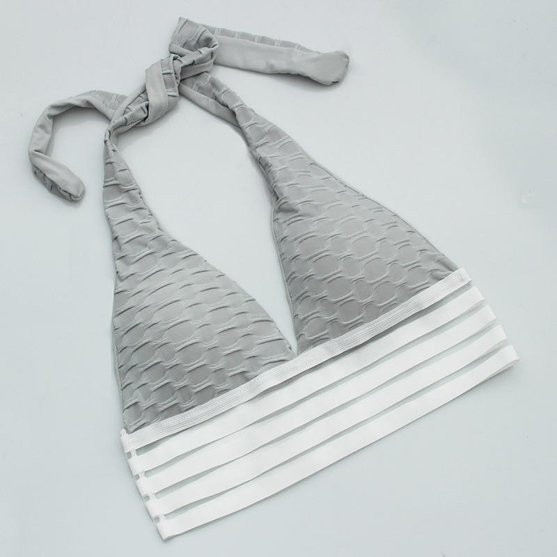 Sexy Deep V-Neck Halter Workout Women Bar Women Clothing 11 Color