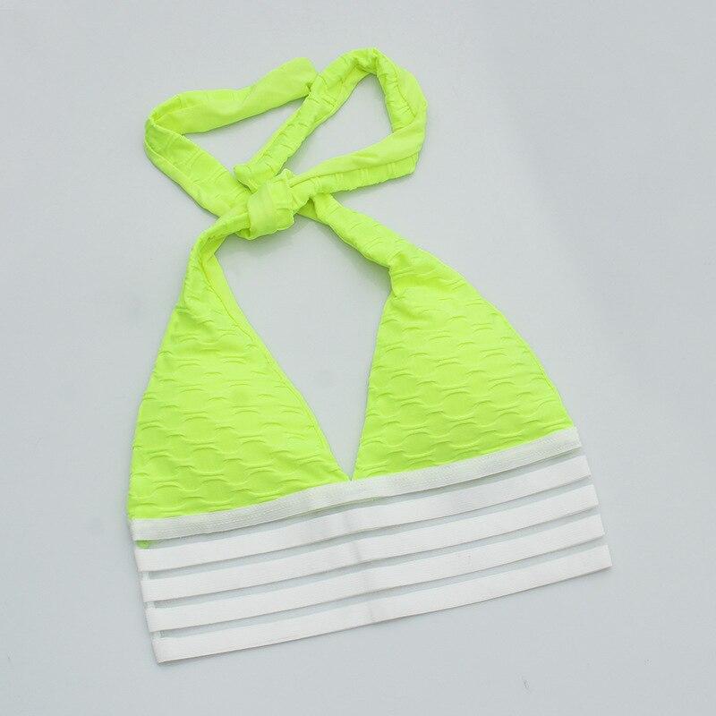 Sexy Deep V-Neck Halter Workout Women Bar Women Clothing 11 Color