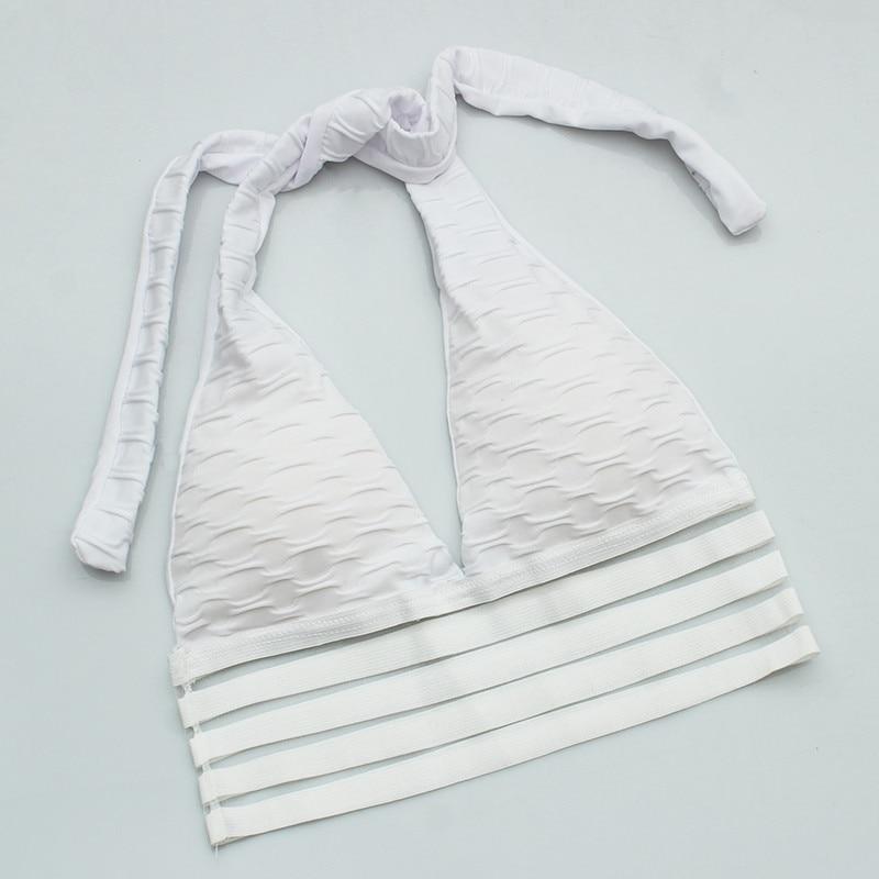 Sexy Deep V-Neck Halter Workout Women Bar Women Clothing 11 Color