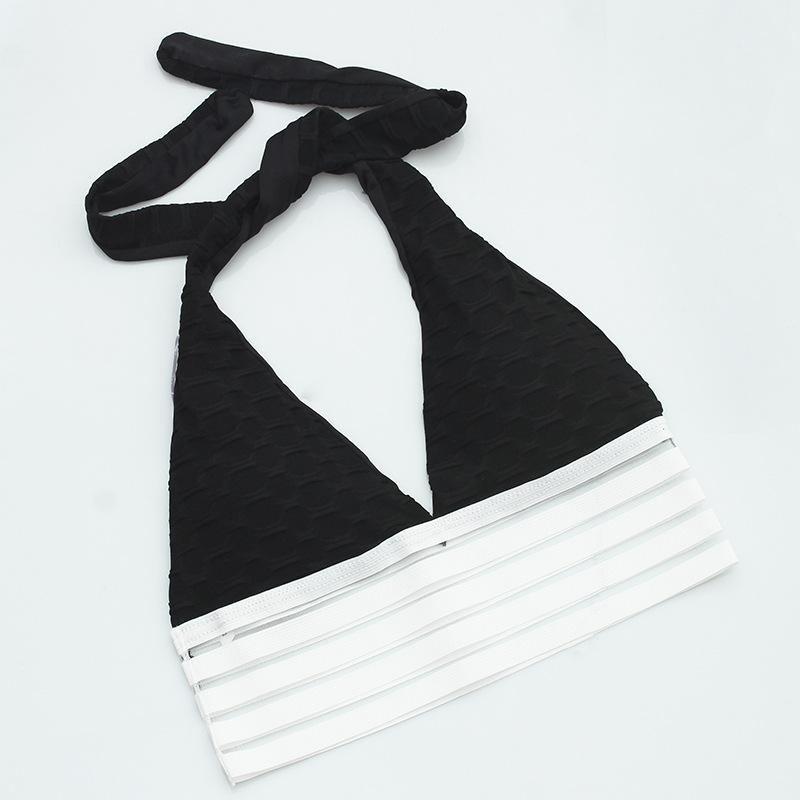 Sexy Deep V-Neck Halter Workout Women Bar Women Clothing 11 Color