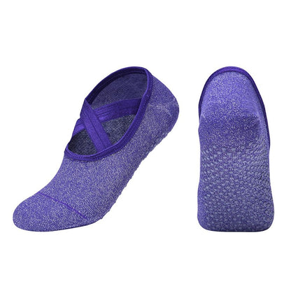 Cotton Yoga Socks Women Anti Slip Dance Professional Ballet Heel Protector Female Sports Dancing Calcetines Medias Pilates Socks