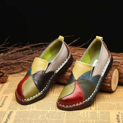 Saint Morris Colorful Leather Loafers
