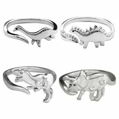 North Royal Adjustable Dinosaur Ring