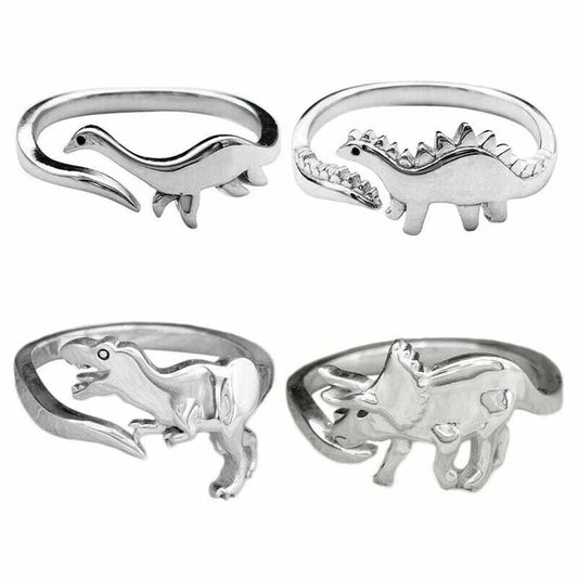 North Royal Adjustable Dinosaur Ring