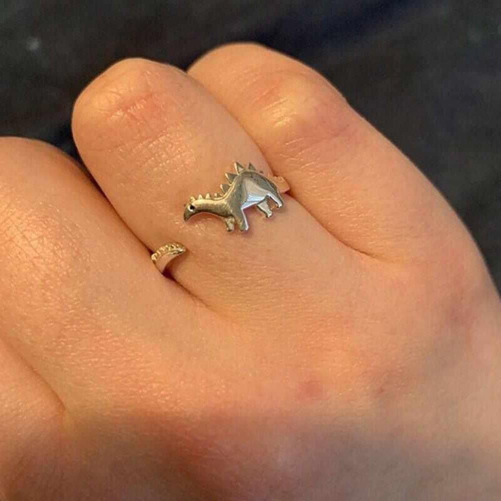 North Royal Adjustable Dinosaur Ring