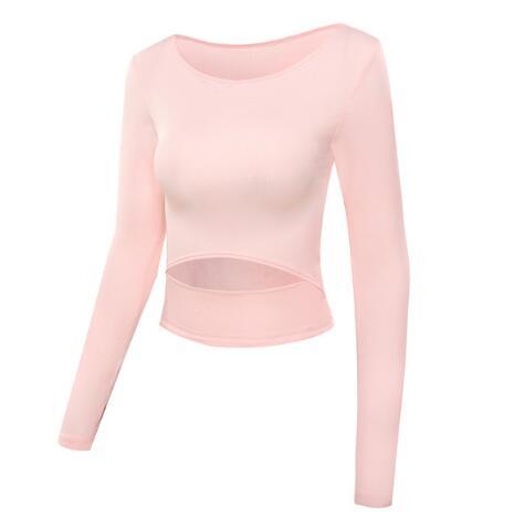 Yoga Shirts Women Ombre Cropped Seamless Long Sleeve Top Crop Top Women Workout Shirts For Women Sports Tops Gym Women