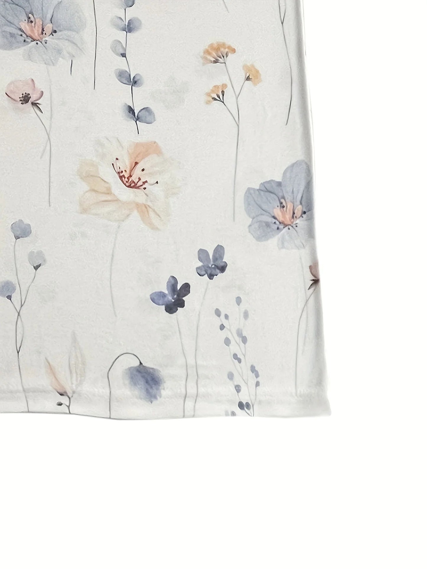 Floral Print Crew Neck T-Shirt, Casual Long Sleeve Top For Spring & Fall, Women'S Clothing