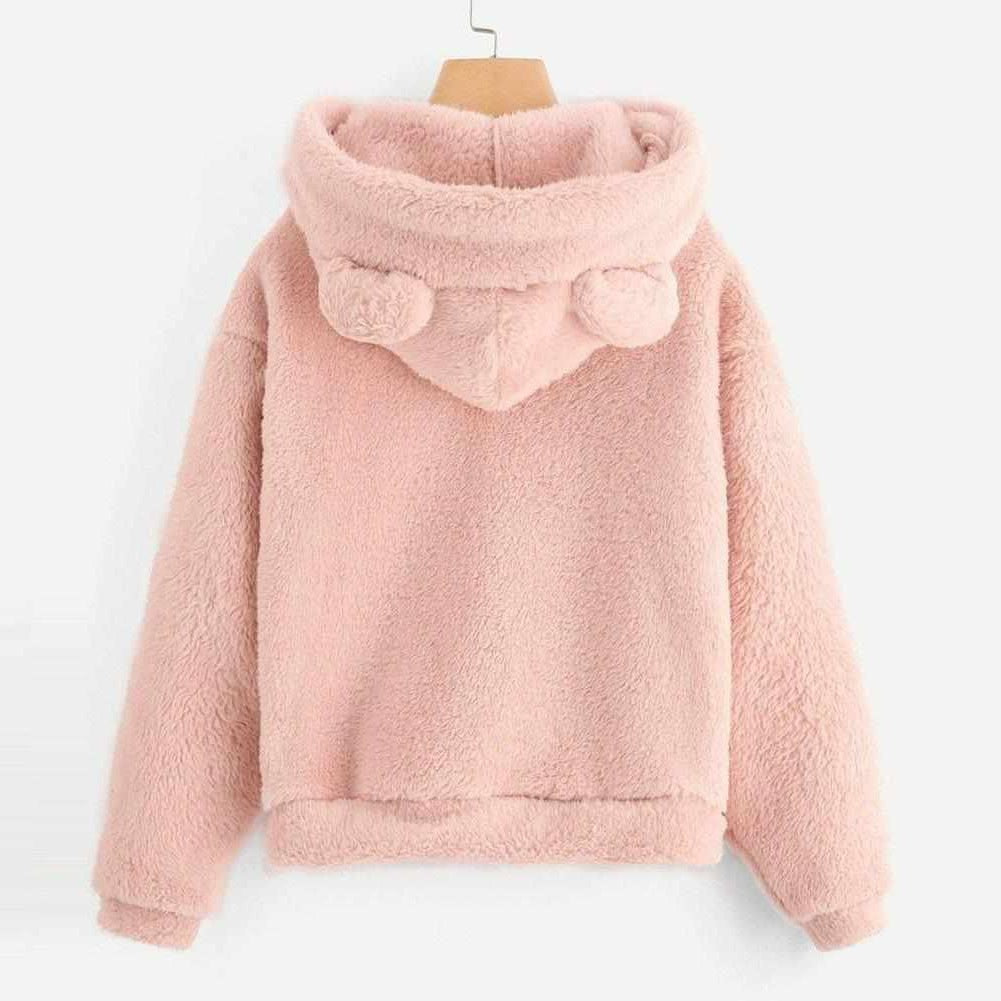 North Royal Fluffy Ear Hoodie