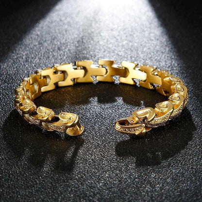 Sky Madrid Stainless Steel Dragon Bracelet