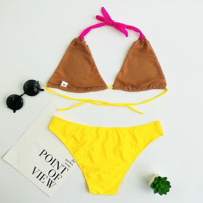 Bikini Women Halter Bikini Split Body Swimsuit Beachwear Suit Beach Swimwear