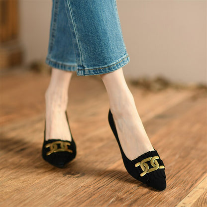 Tanya Leather Heels