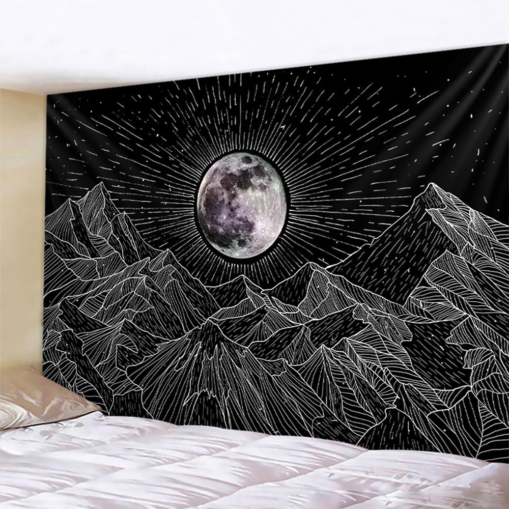 Tapestry Bohemian Decoration Wall Hanging Bedroom Psychedelic Scene Starlight Art Home Decoration