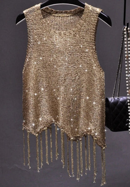 Mendy Sequined Top
