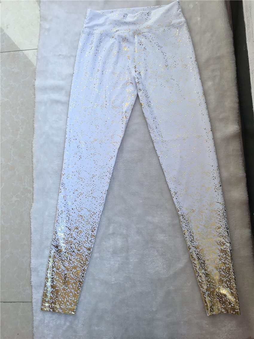 Pad Hot Stamping Two Piece Suit Women Patchwork Yoga Set Sport Fitness Women Pants Leggings Push Up Yoga Pants Summer Sportswear