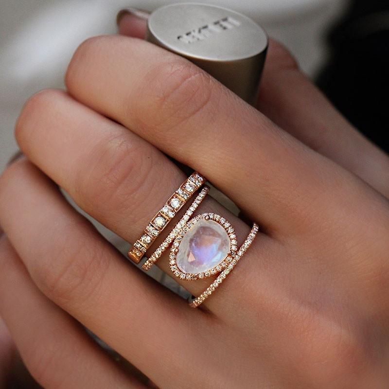 Simple Beach Hollow Ring