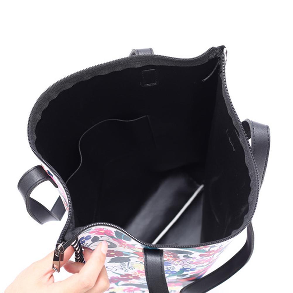Vintage Women Mandala Flower Shopping Bag Large Capacity Pouch Tote With Handle