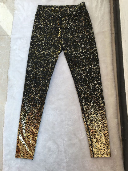 Pad Hot Stamping Two Piece Suit Women Patchwork Yoga Set Sport Fitness Women Pants Leggings Push Up Yoga Pants Summer Sportswear