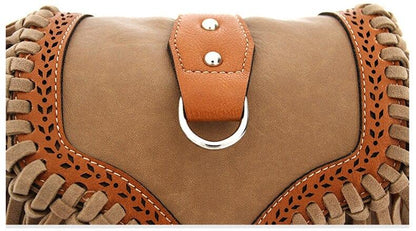 Womens' Pouch Tassel Shoulder Bag Vintage Handbag Crossbody Bags For Women Large Capacity Messenger Bags