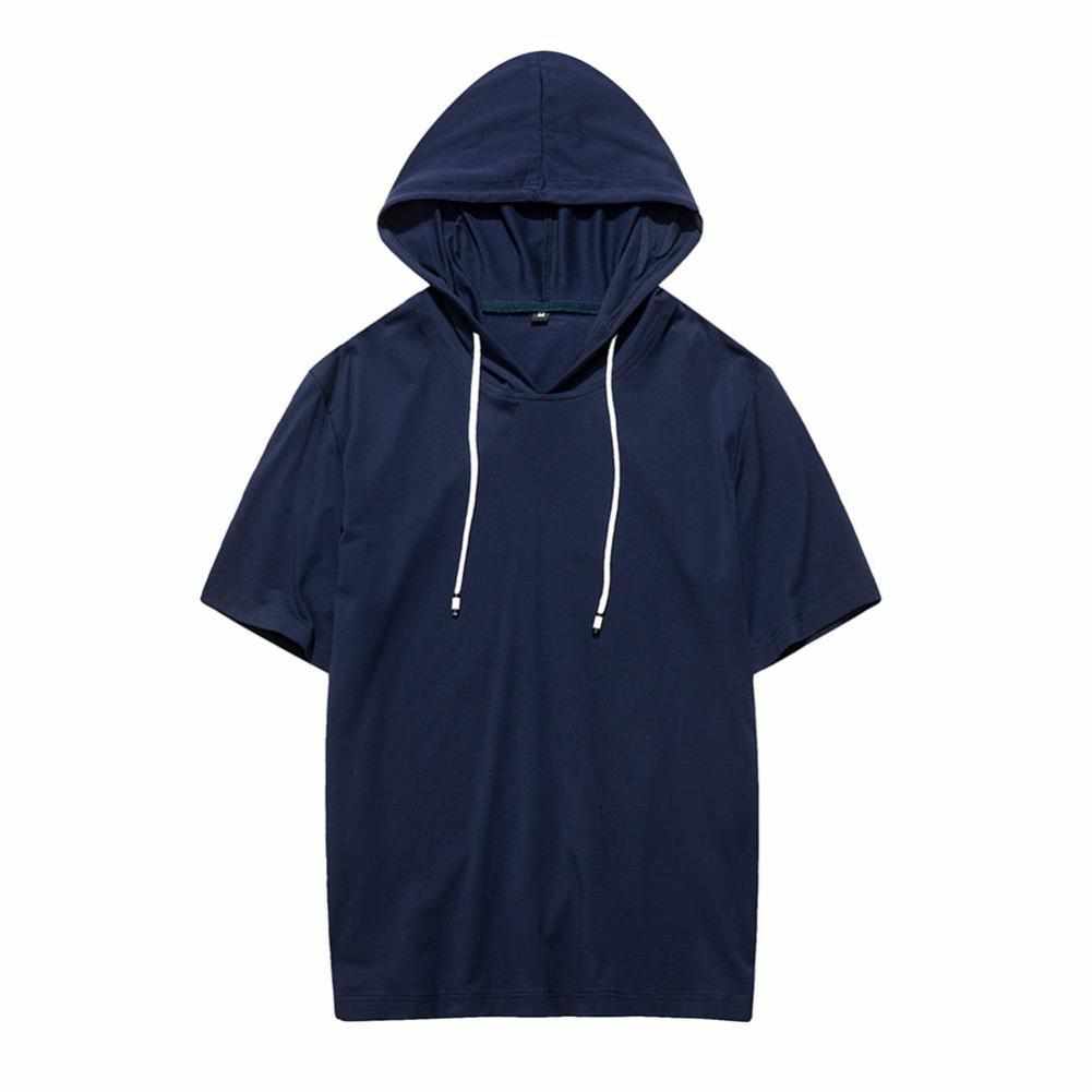Sky Madrid Casual Hooded T-Shirt
