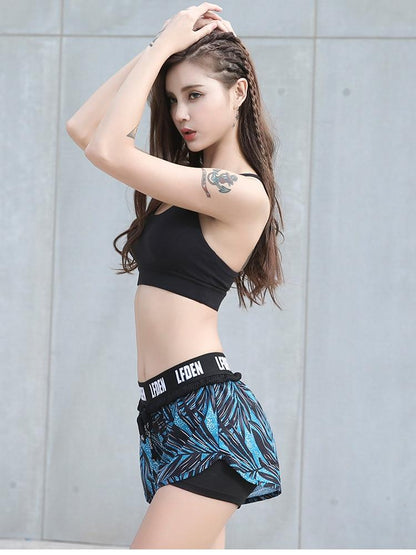 2In1 Running Shorts Women Breathable Outdoor Fitness Sports Short Training Exercise Jogging Yoga Shorts Sportswear