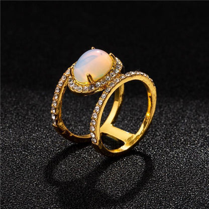 Simple Beach Hollow Ring