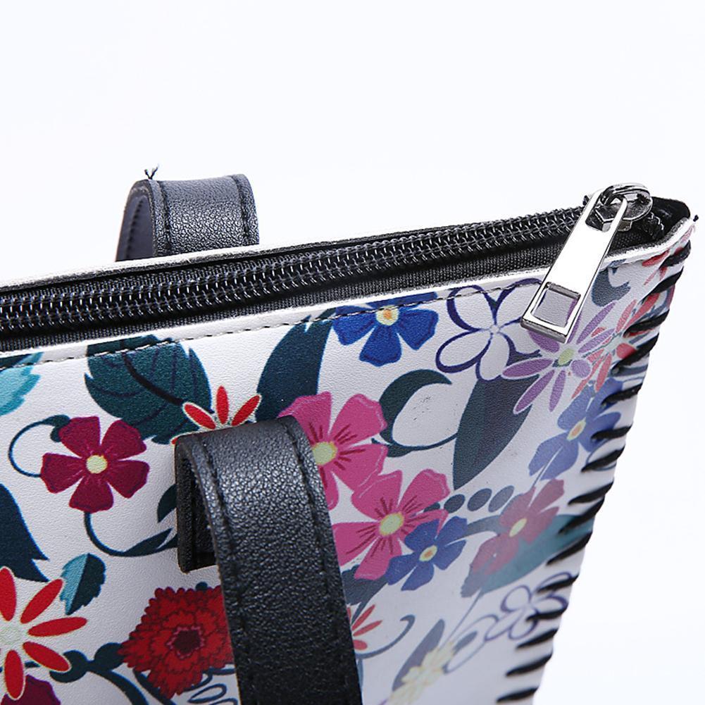 Vintage Women Mandala Flower Shopping Bag Large Capacity Pouch Tote With Handle