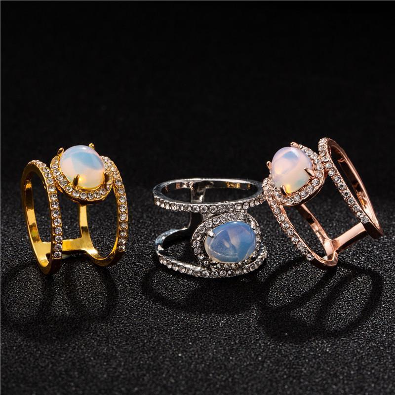 Simple Beach Hollow Ring
