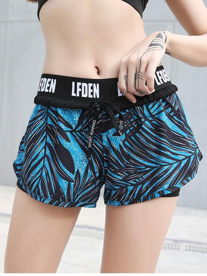 2In1 Running Shorts Women Breathable Outdoor Fitness Sports Short Training Exercise Jogging Yoga Shorts Sportswear