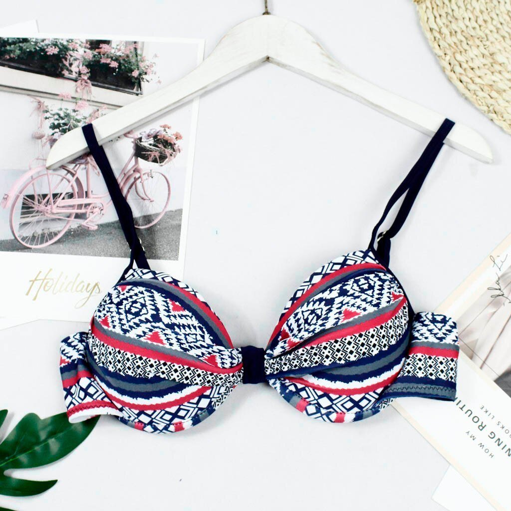 Women Sexy Bikini Sets Triangle Print Fashion Swimwear