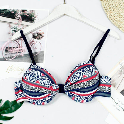 Women Sexy Bikini Sets Triangle Print Fashion Swimwear