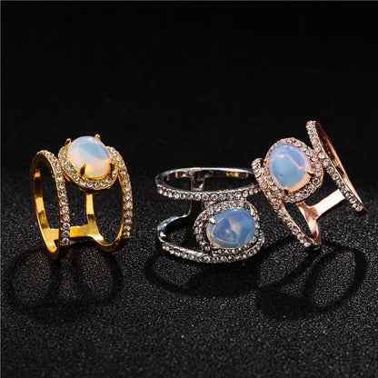 Simple Beach Hollow Ring