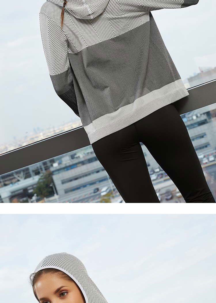 Splice Color Gym Workout Jackets Women Quick Dry Yoga Seamless Sport Fitness Coat Outwear Zipper Training Running Jacket Women'S