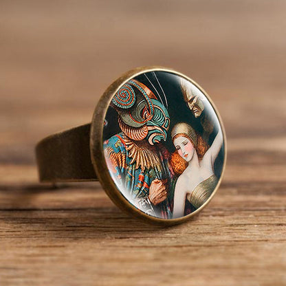 Oil Painting Style Ring