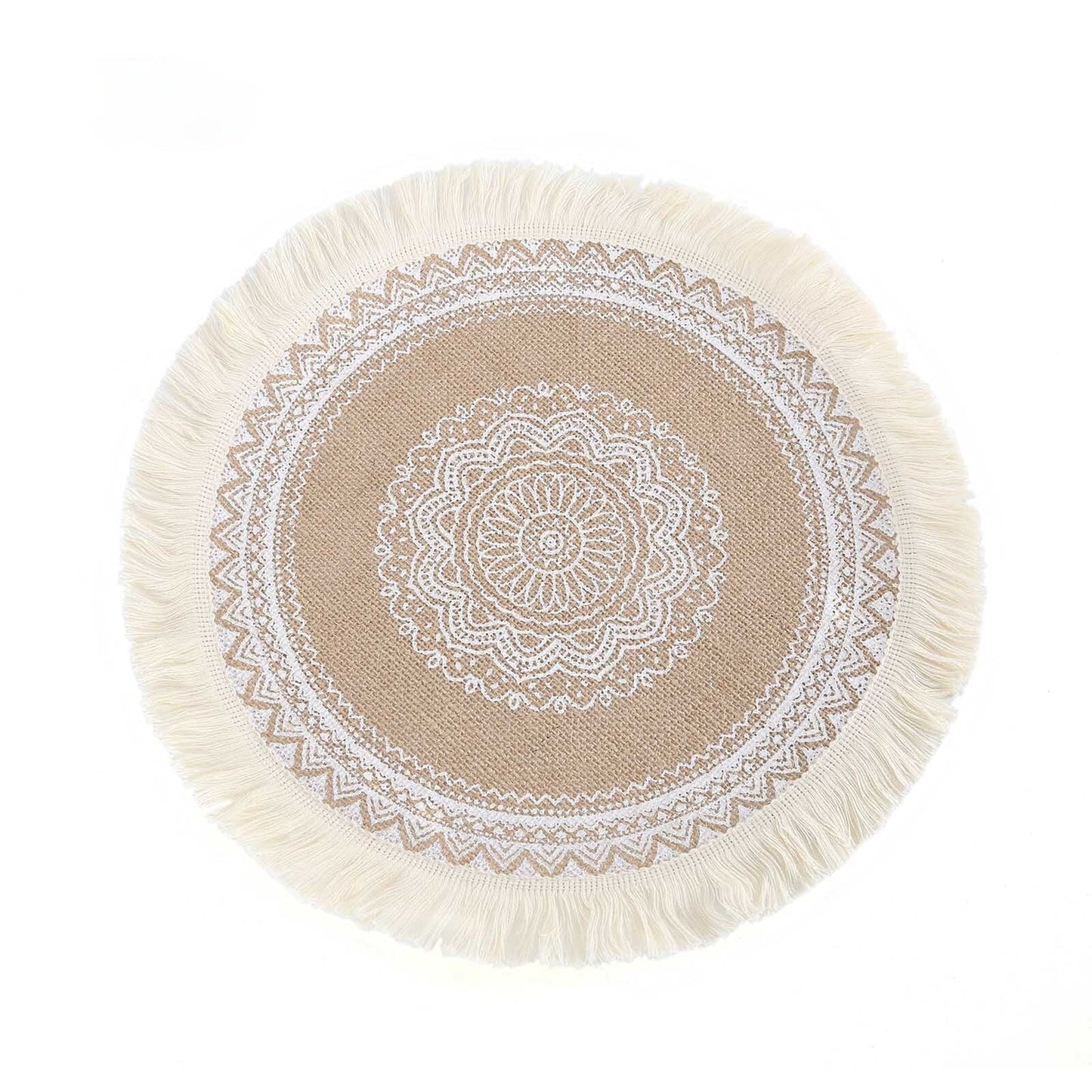 Home Creative Cotton Braid Coaster Handmade Macrame Cup Cushion Bohemia Style Non-Slip Cup Mat