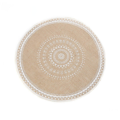 Home Creative Cotton Braid Coaster Handmade Macrame Cup Cushion Bohemia Style Non-Slip Cup Mat