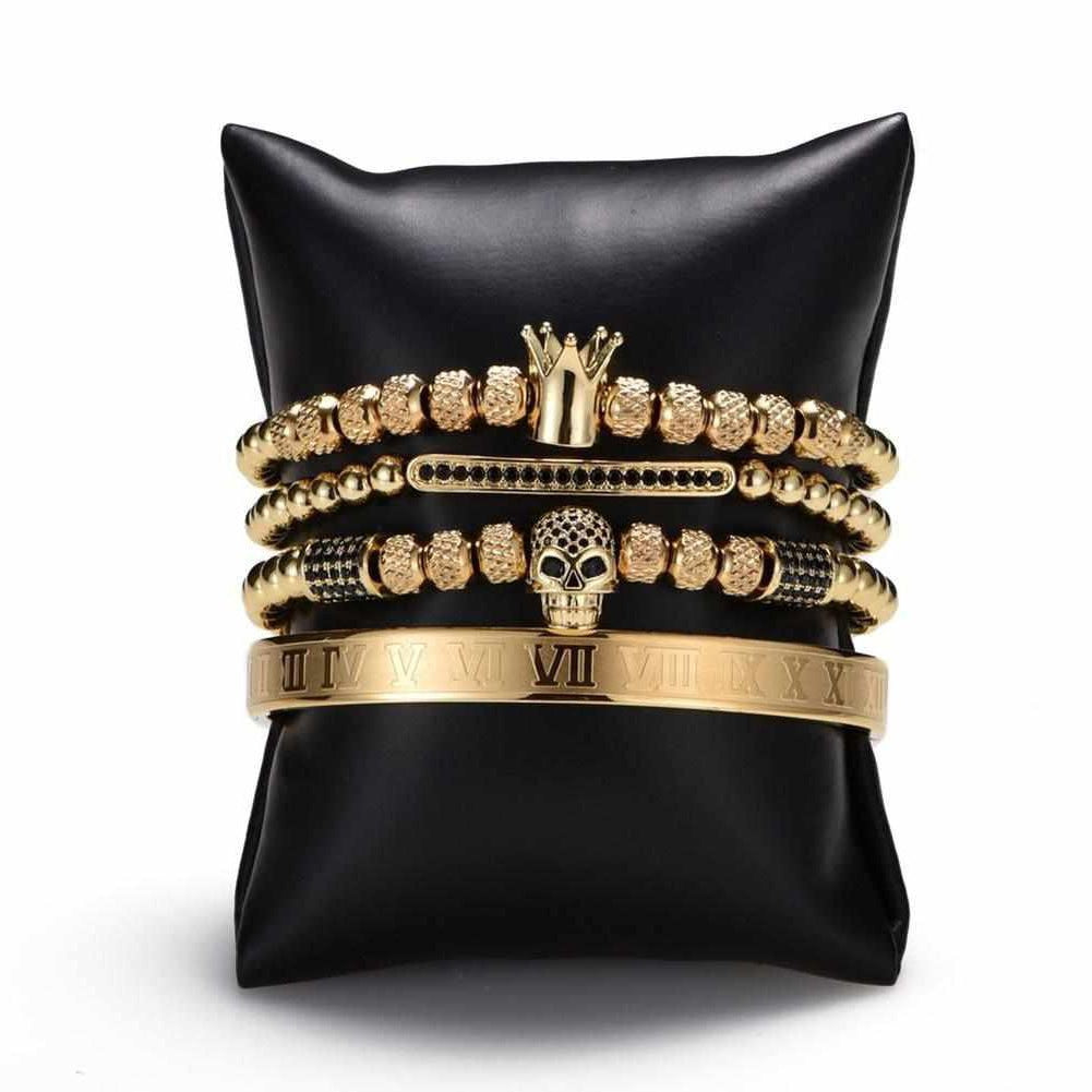 North Royal Stainless Steel Crown Bracelet