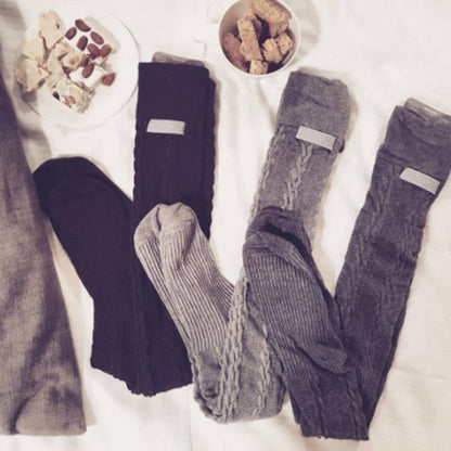 3 Colors Winter & Autumn Thick Women Stocking Long Over Knee Scock