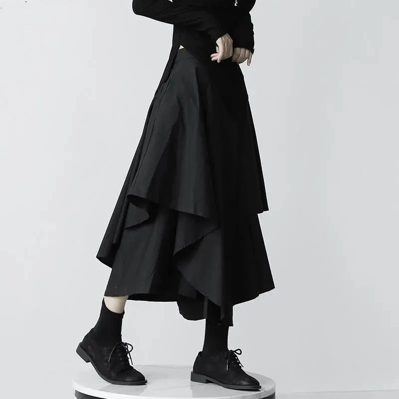 Saira Black Skirt