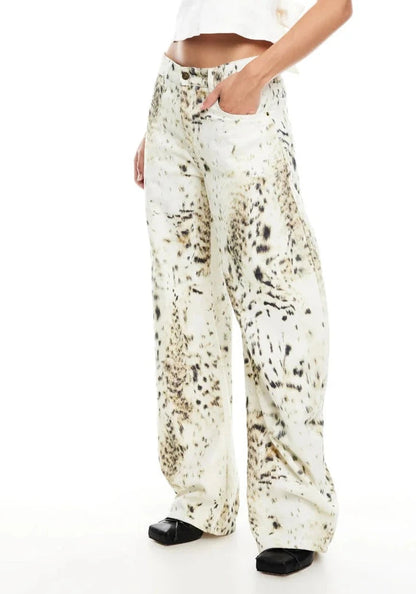 Snow Leopard Jeans