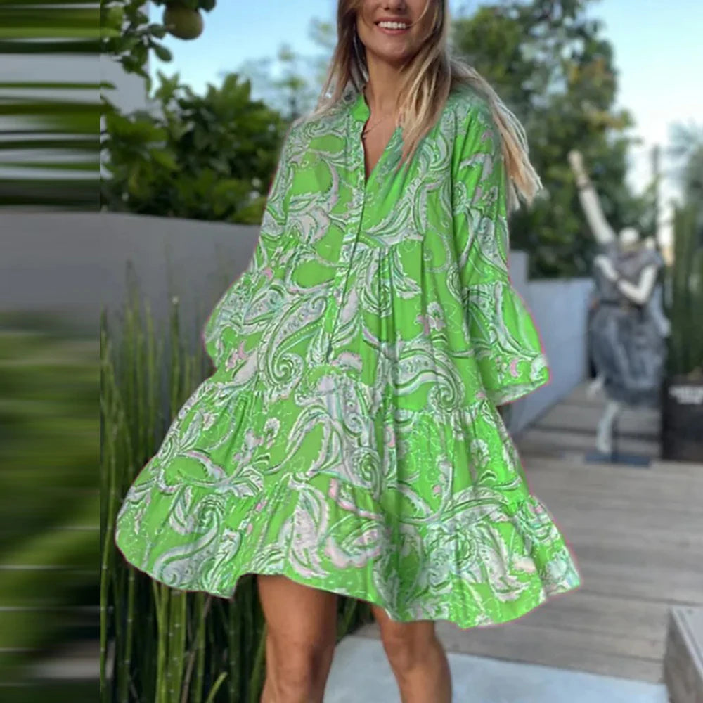 Ladies Summer Sexy Dress For Women Clothing 2023 Summer Floral Skirt Casual Beach Sundress Dresses Female Mini Dresses Vestido