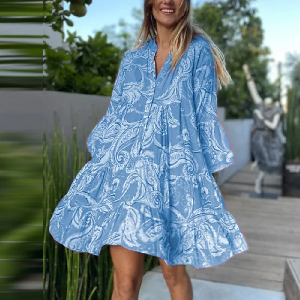 Ladies Summer Sexy Dress For Women Clothing 2023 Summer Floral Skirt Casual Beach Sundress Dresses Female Mini Dresses Vestido
