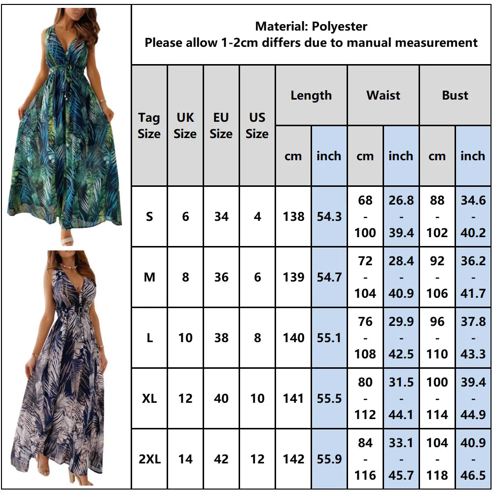 M Xl Floral Summer Dress For Women Clothing 2024 Bohemian Loose Beach Sundress Midi Skirt Female Holiday Maxi Dress Vestido Robe