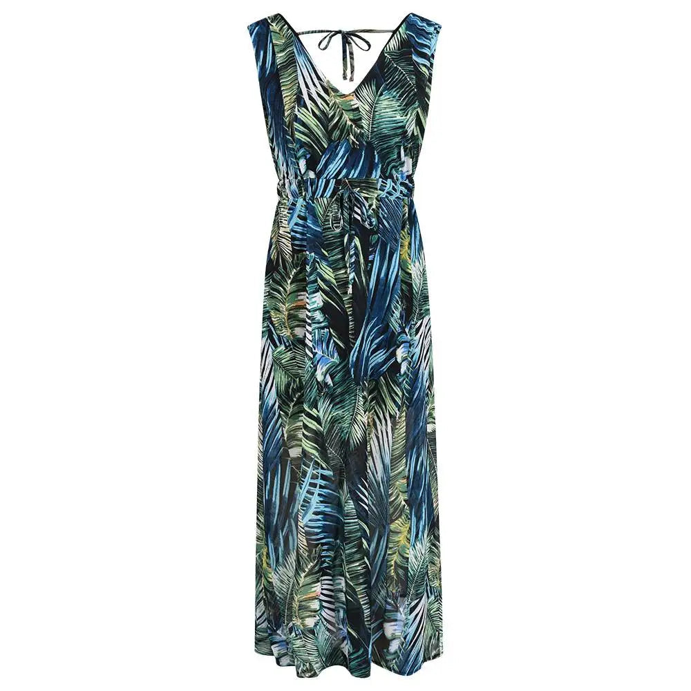 M Xl Floral Summer Dress For Women Clothing 2024 Bohemian Loose Beach Sundress Midi Skirt Female Holiday Maxi Dress Vestido Robe