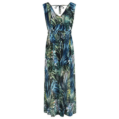 M Xl Floral Summer Dress For Women Clothing 2024 Bohemian Loose Beach Sundress Midi Skirt Female Holiday Maxi Dress Vestido Robe